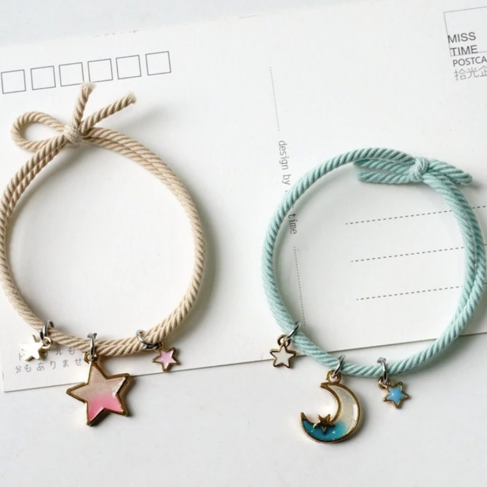 Moon Charms Hair Tie
